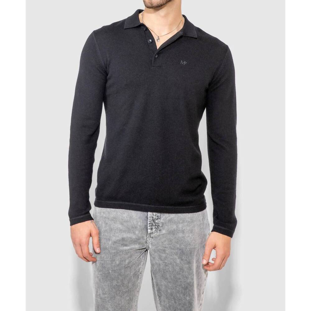 NEW MONFRERE pierce long sleeve tee in noir